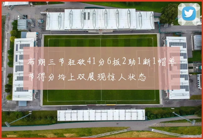 布朗三节狂砍41分6板2助1断1帽单节得分均上双展现惊人状态